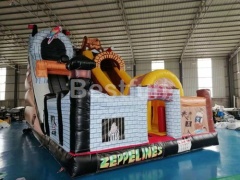 Commercial outdoor pirate theme inflatable slide