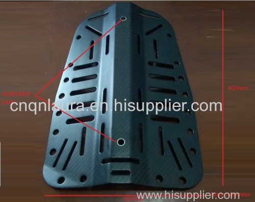 carbon fiber diving equipment Diving cylinder backplate backplane