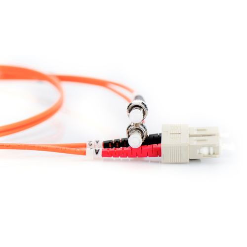 MC Professional Fiber Optic Multimode Patch Cord ST / SC