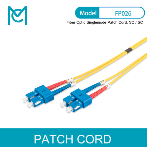 MC Future-oriented Standards Fiber Optic Singlemode Patch Cord SC / SC
