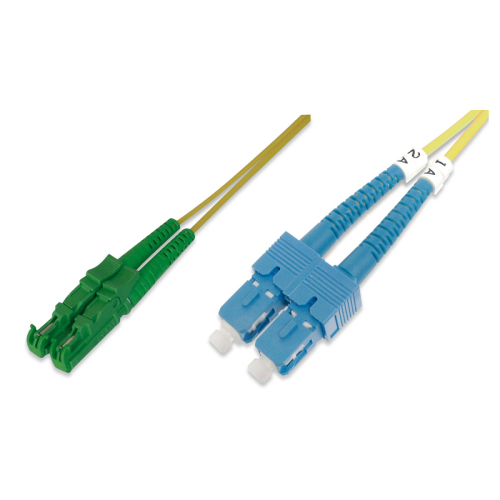 MC Fiber Optic Patch Cord E2000 (8° APC) to SC (PC) Singlemode