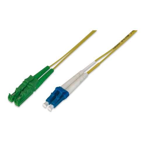 MC Fiber Optic Patch Cord E2000 (8° APC) to LC (PC) Singlemode