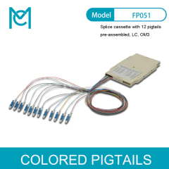 MC Splice Cassette With 12 Pigtails Pre-assembled LC OM3