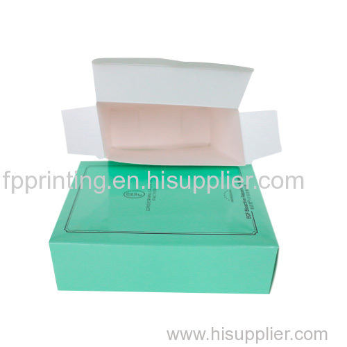 custom CMYK offset printing white cardboard paper packaging boxes