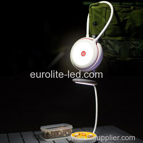 euroliteLED Portable LED Lamp USB Charging Eye-caring Lamp 3 Brightness Levels Touch Control Adjustable Gooseneck