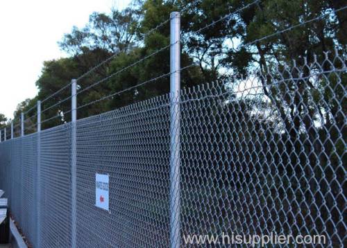 Hot dipped galvanized Chain Link Fence