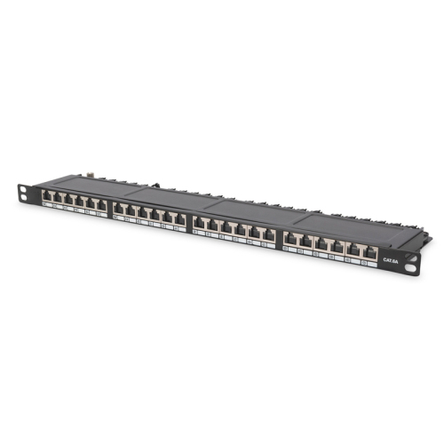 MC CAT 6 Patch Panel Shielded 24-port RJ45 with Shutter 8P8C LSA