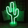 Led Neon Cactus Night Light Fevistal Holiday Decration Light