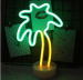 Led Neon Coconut Palm Tree Night Light Fevistal Holiday Decration Light