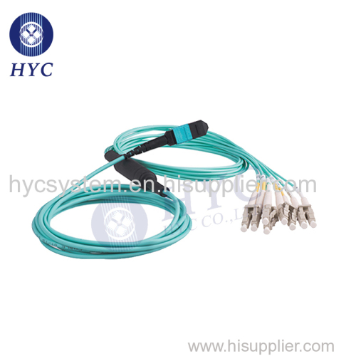 MPO/MTP-SC/LC 12 24 Cores Fiber Optic Patch Cord OM3 OM4 Optical Jumper Cable