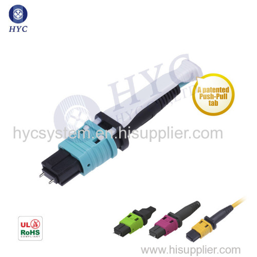 MPO/MTP Connector 16 32 Fiber Optic Patch Cable HYC Manufacturer