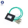 2×64 PLC Splitter ABS Box Type SC/APC Fiber Optical Splitter FTTH