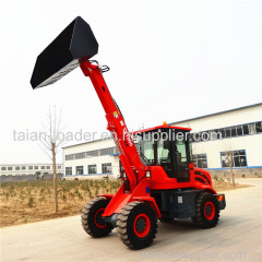 1500kg telescopic wheel loaer front end shovel loader