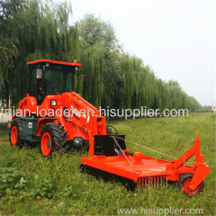 Multifunctional telescopic wheel loader front end shovel loader