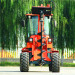 Multifunctional telescopic wheel loader front end shovel loader