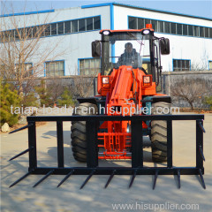 Multifunctional telescopic wheel loader front end shovel loader