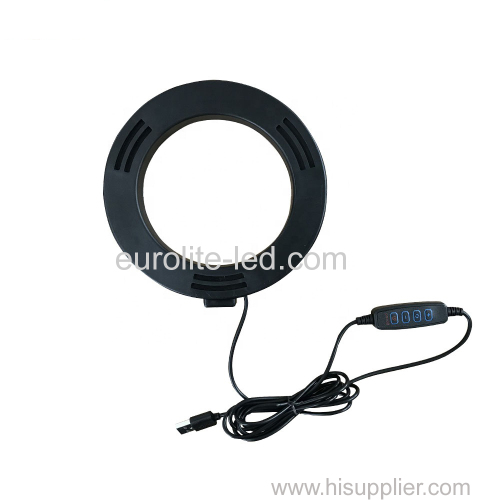 euroliteLED 6inch Led Ring Light Photography Ring Lamp for Make up and Live Stream