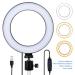 euroliteLED 8inch Led Ring Light Photography Ring Lamp for Make up and Live Stream