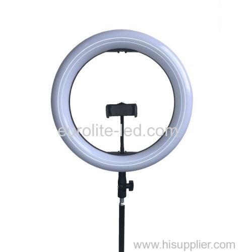 euroliteLED 14 Inch Ring light Photography Ring Lamp Makeup LED with Stand Hot Shoe for Camera and Smart Phone