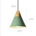 euroliteLED Green Single-Head LED Chandelier Nordic Modern Simplicity Pendant Lamp Hanging Wire 120cm Freely Adjustable