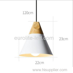 euroliteLED White Single-Head LED Chandelier Nordic Modern Simplicity Pendant Lamp Hanging Wire 120cm Freely Adjustable