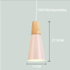 euroliteLED 9W Pink Single-Head LED Chandelier Nordic Modern Pendant Lamp Hanging Wire 150cm Freely Adjustable