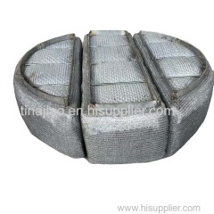 demister pad / mist elimiation /compress knitted wire mesh