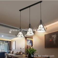 euroliteLED 12W Chandelier-Iron Art Chandelier Nordic Creative Living Room Lights Bedroom Restaurant Illumination