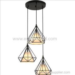 euroliteLED White Chandelier-Iron Art 3 Holder Chandelier Nordic Ceiling Lights Bedroom Restaurant Illumination