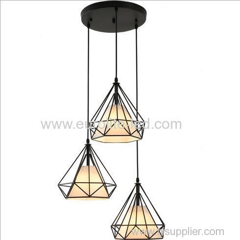 euroliteLED 12W Chandelier-Iron Art Chandelier Nordic Creative Living Room Lights Bedroom Restaurant Illumination