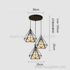 euroliteLED White Chandelier-Iron Art 3 Holder Chandelier Nordic Ceiling Lights Bedroom Restaurant Illumination