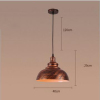 euroliteLED Bronze 10W L Industrial Pendant Light Vintage Barn Hanging Lamp Modern Iron Ceiling Light Dining Room Lamp