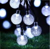 Led Solar Powered Transparent Bubble Gift Decoration String Night Light