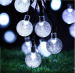 Led Solar Powered Transparent Bubble String Gift Decoration Night Light