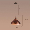 euroliteLED Bronze 10W S Industrial Pendant Light Vintage Barn Hanging Lamp Modern Iron Ceiling Light Dining Room Lamp
