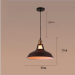 euroliteLED 40W L American Style Single Head Industrial Antique Wrought Iron Pendant Light