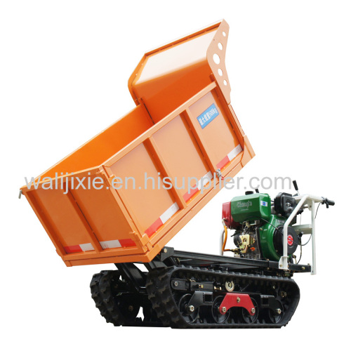 Mini crawler type garden hydraulic dump truck dumper
