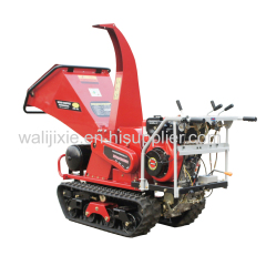 WALI Mini crawler type wood shredder with diesel engine