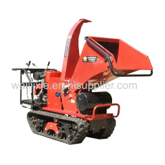 WALI Mini crawler type wood shredder with diesel engine