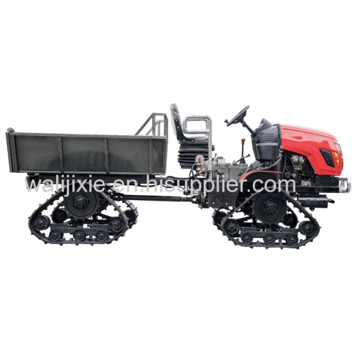 WALI 4WD Palm Garden crawler type Articulated transporter tractor