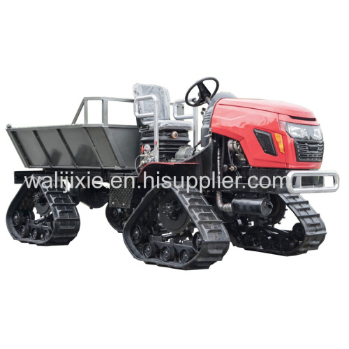 WALI 4WD Palm Garden crawler type Articulated transporter tractor