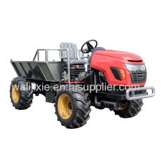 WALI 4WD Palm Garden crawler type Articulated transporter tractor