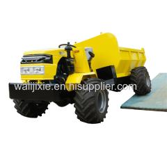 WALI MACHINERY Palm oil garden Triangular Tracked Transport Tractor