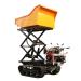 palm garden design crawler truck dumper with lift container