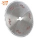 Circular saw blade for cutting wood