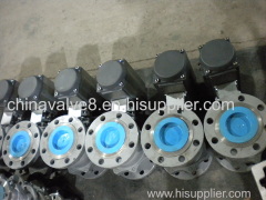 China Flange Ball Valve with Pneumatic Actuator Or Electric Actuator