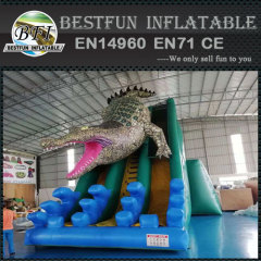 New Style Inflatable Crocodile Belly Slide