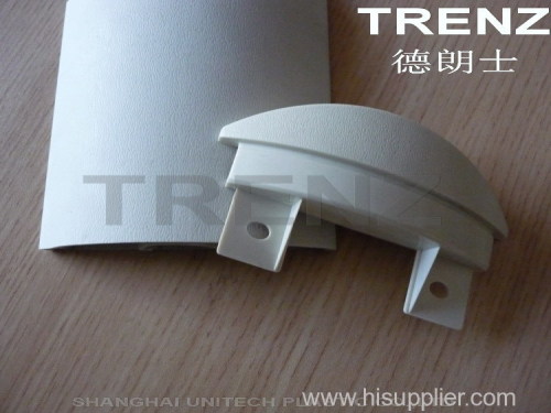 curved suface vinyl plastic aluminum hospital hotel wall guard bumper