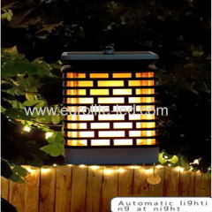Led Solar Powered Waterproof Environment Retro Two Pack Landscape Decoration Night Light