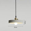 euroliteLED 21*7.5CM Retro Cement Single Head Chandelier Creative Bar Small Ceiling Light Suspension Lamp